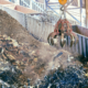 High-security industrial hard drive shredder destroying corporate IT assets in Istanbul - Katkısan Recycling.